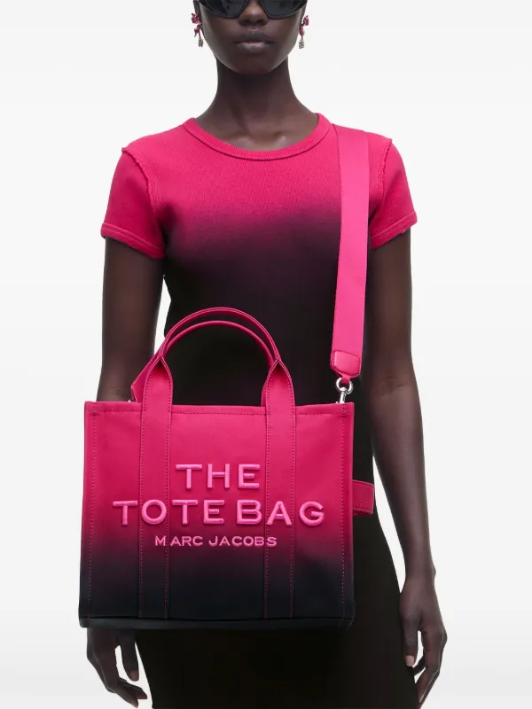 Marc Jacobs The Ombre Canvas Medium Tote Bag Black FARFETCH KW