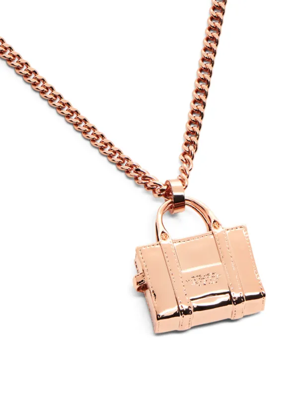 Mark Jacobs ネックレス ミニトートバックアイコン Marc Jacobs The Mini Icon Tote Bag ネックレス | ピンク