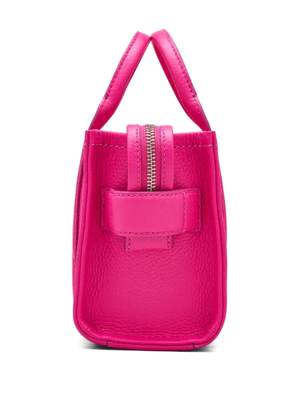 ピンク レザー ハンドバッグ ロゴ付き Marc Jacobs ザ レザー クロスボディ トートバッグ | ピンク | FARFETCH JP