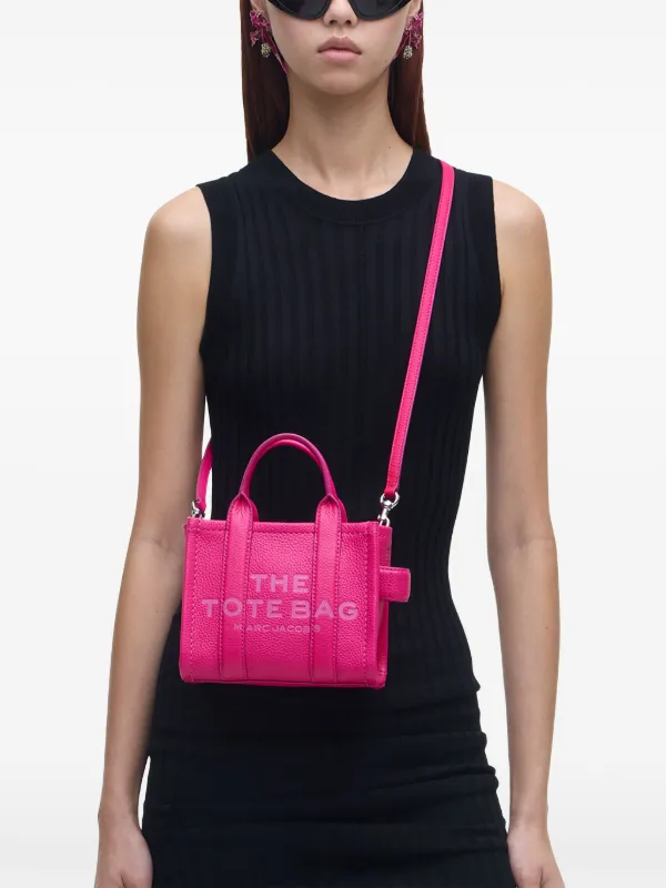Marc Jacobs ザ レザー クロスボディ トートバッグ | ピンク | FARFETCH JP