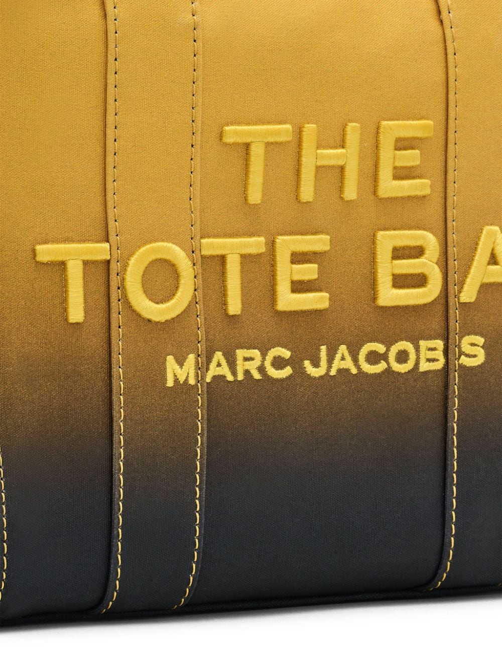 Shop Marc Jacobs The Ombre Canvas Small Tote Bag In 黑色