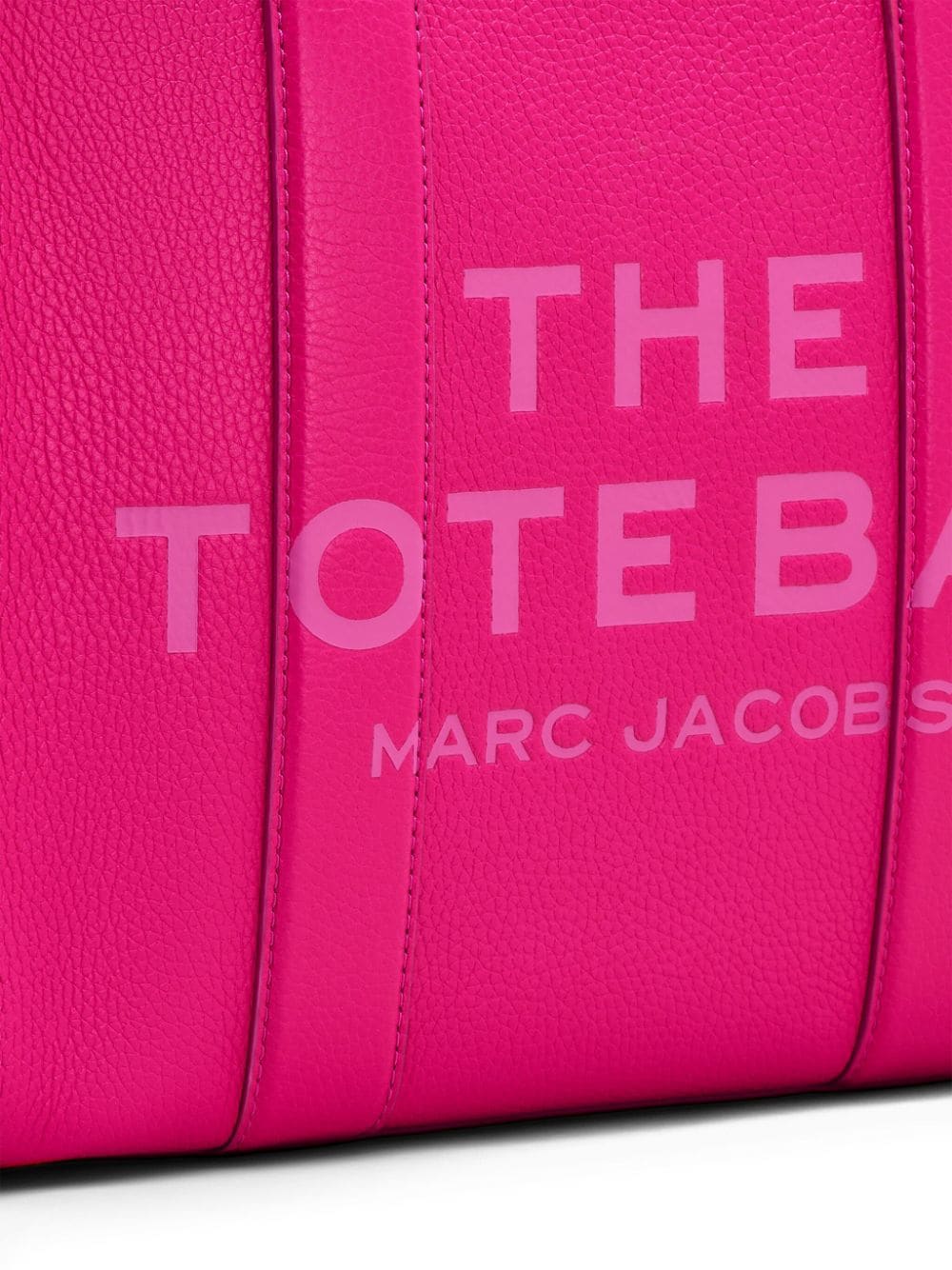 Shop Marc Jacobs The Medium Leather Tote Bag In Pink