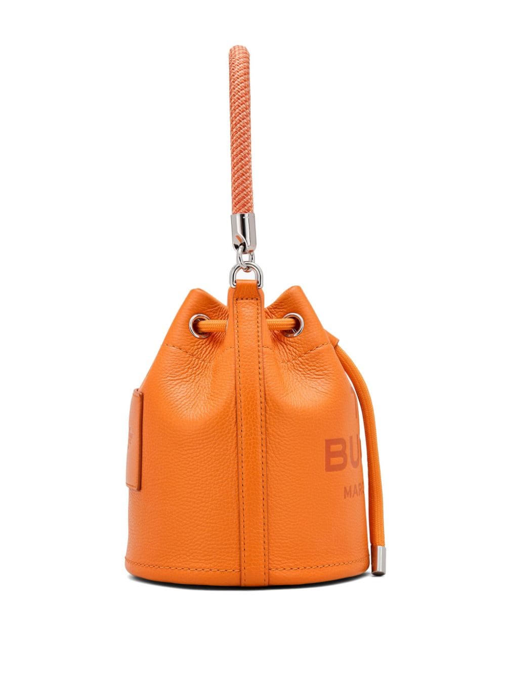 Shop Marc Jacobs The Leather Bucket Bag In Orange