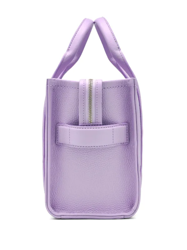 Marc Jacobs The Small Leather Tote Bag | Purple | FARFETCH GE