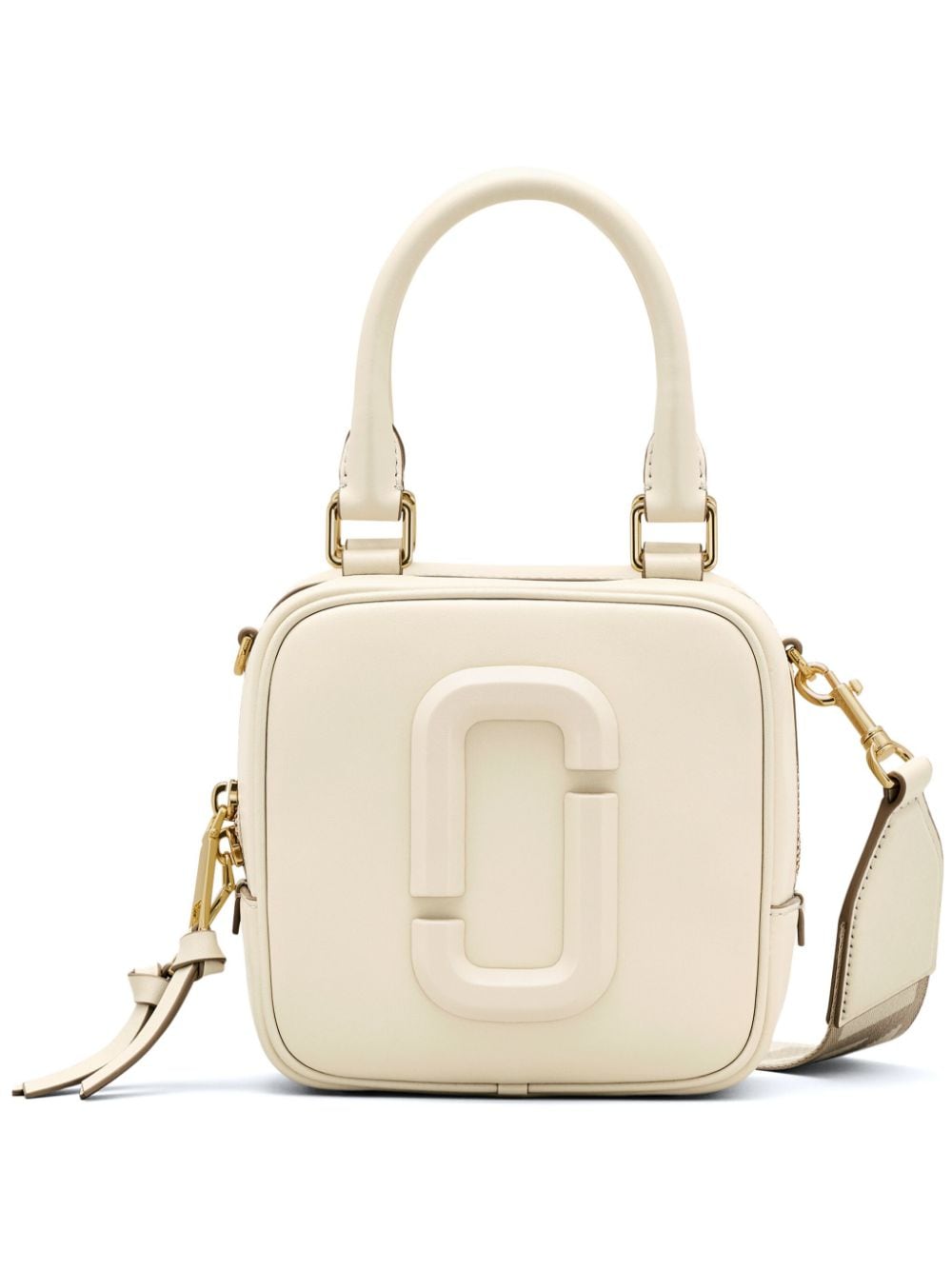 Marc Jacobs The Leather Cube Bag In Neutrals