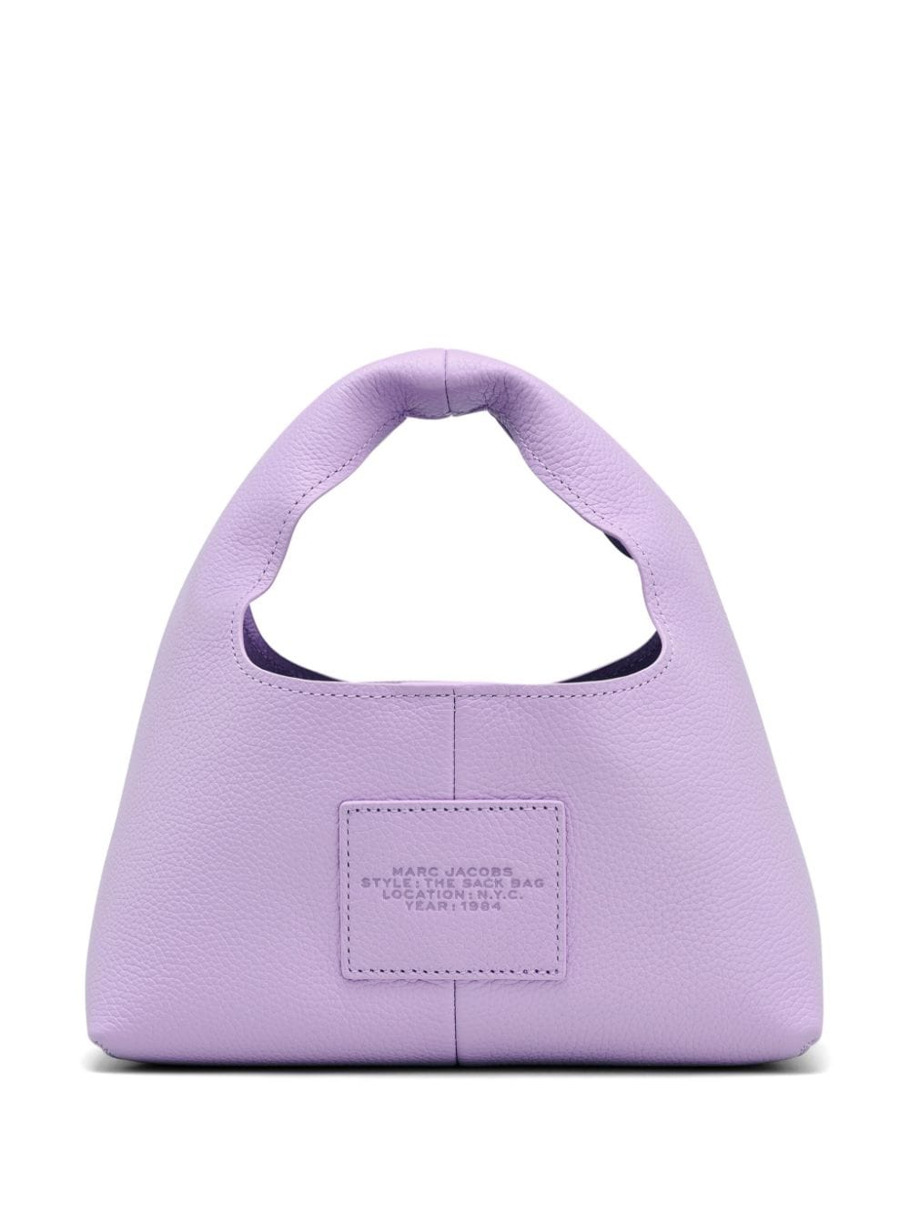 Shop Marc Jacobs The Mini Sack Bag In 紫色