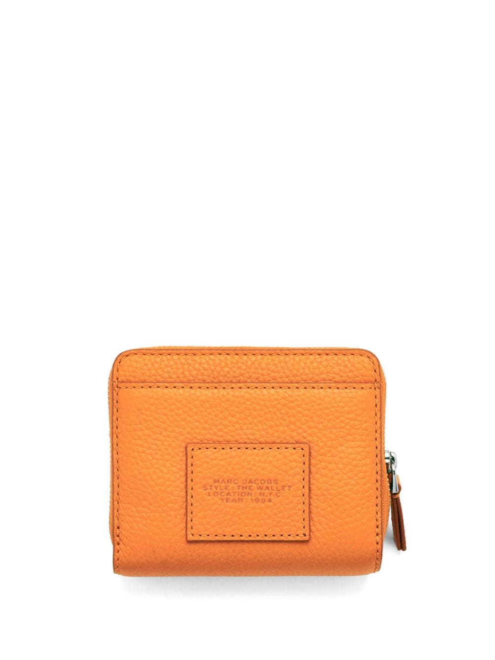 Shop Marc Jacobs Logo-debossed Leather Wallet In 橘色