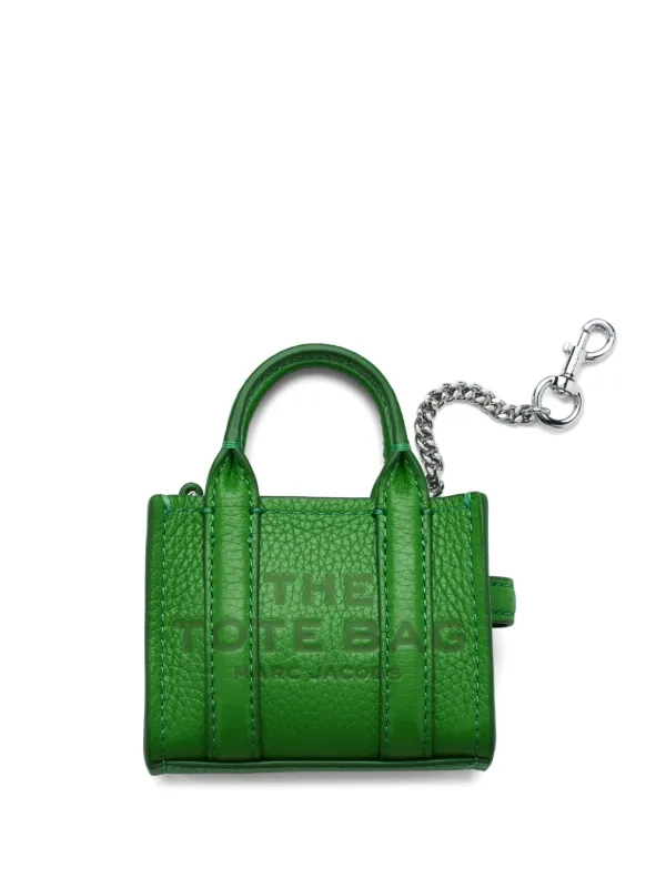 Marc Jacobs The Nano Tote Charm | Green | FARFETCH PL