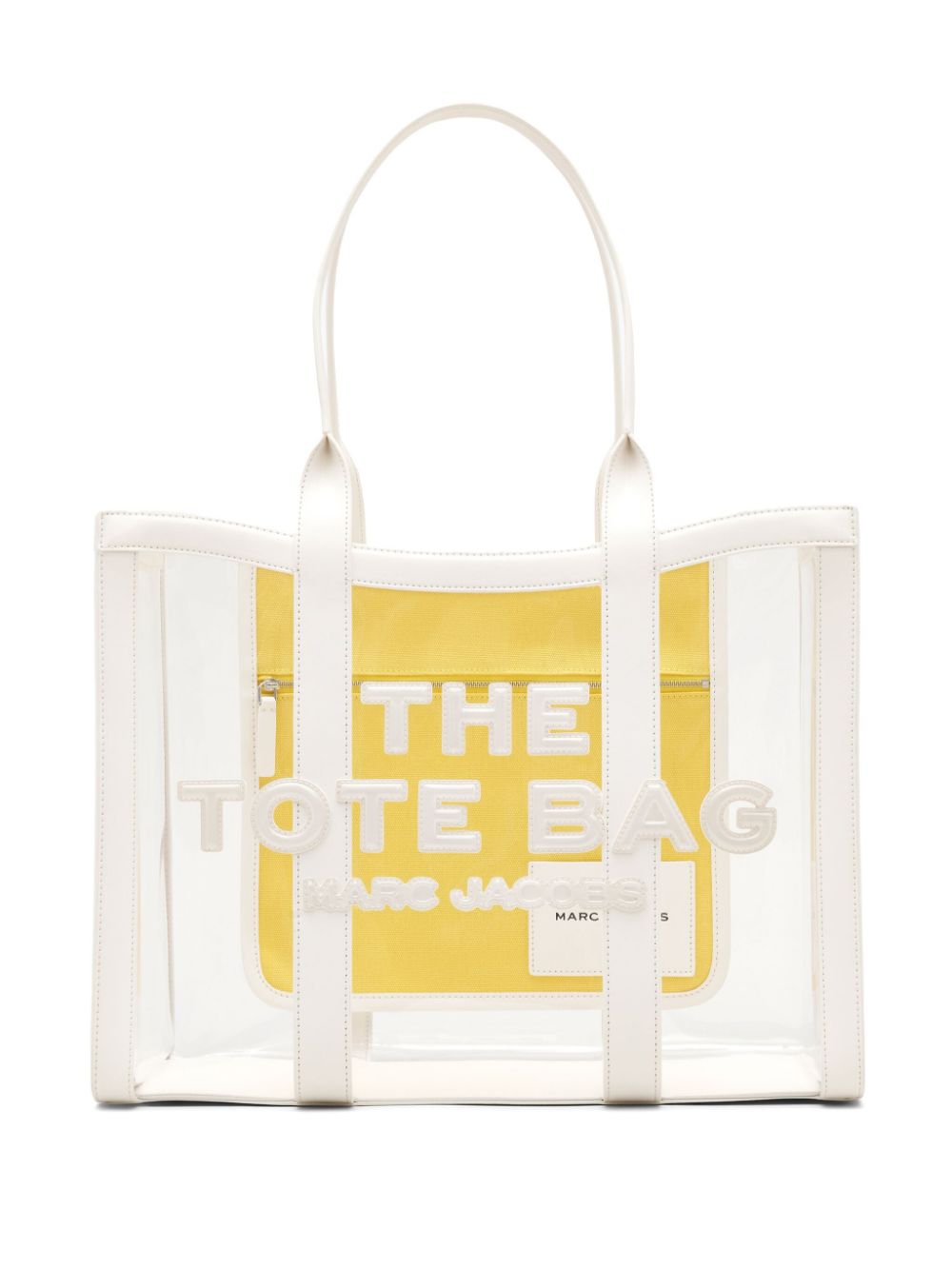 Shop Marc Jacobs The Clear Large Tote Bag In Weiss