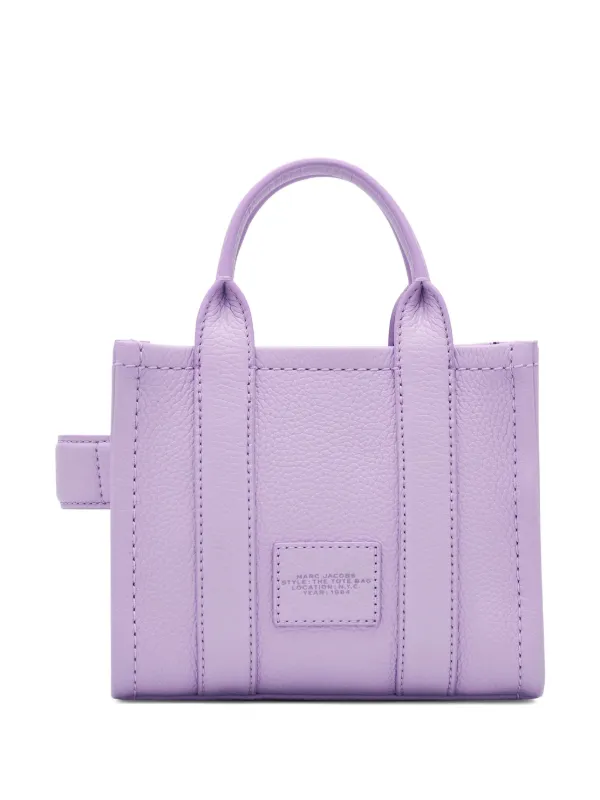 Marc Jacobs The Leather Crossbody Tote Bag | Purple | FARFETCH