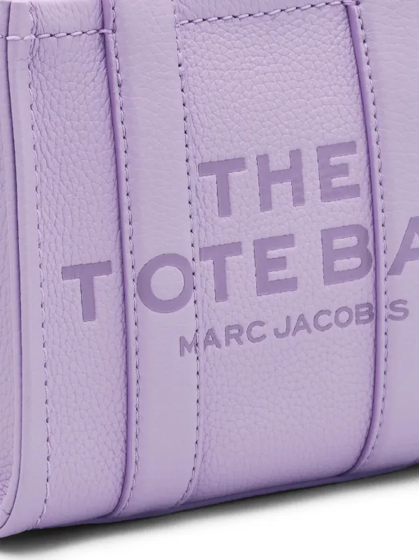 Marc Jacobs The Leather Crossbody Tote Bag | Purple | FARFETCH
