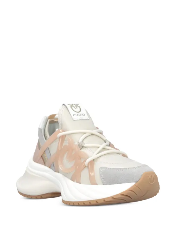 PINKO Ariel 01 Panelled Sneakers | Pink | FARFETCH JO