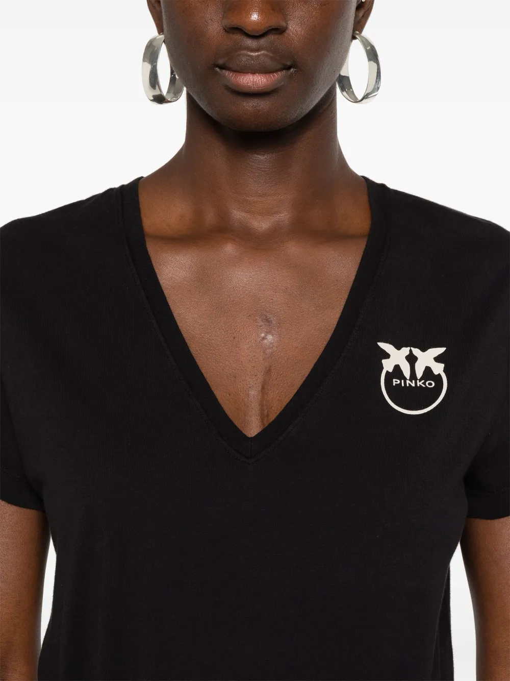 PINKO Turbato T-shirt Zwart