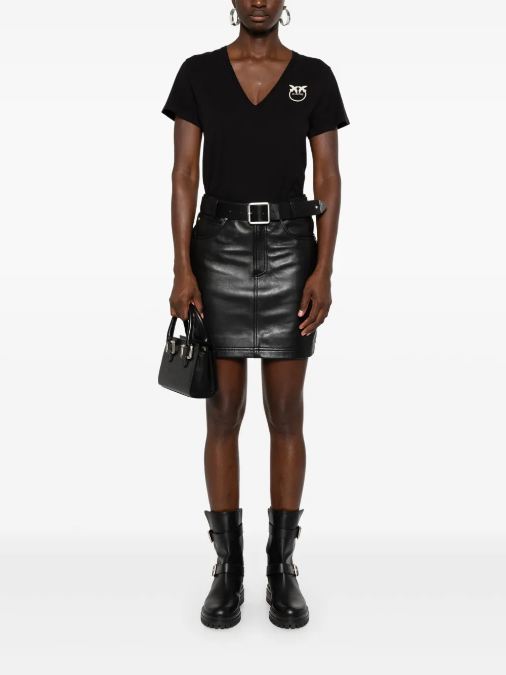 PINKO Turbato T-shirt - Zwart