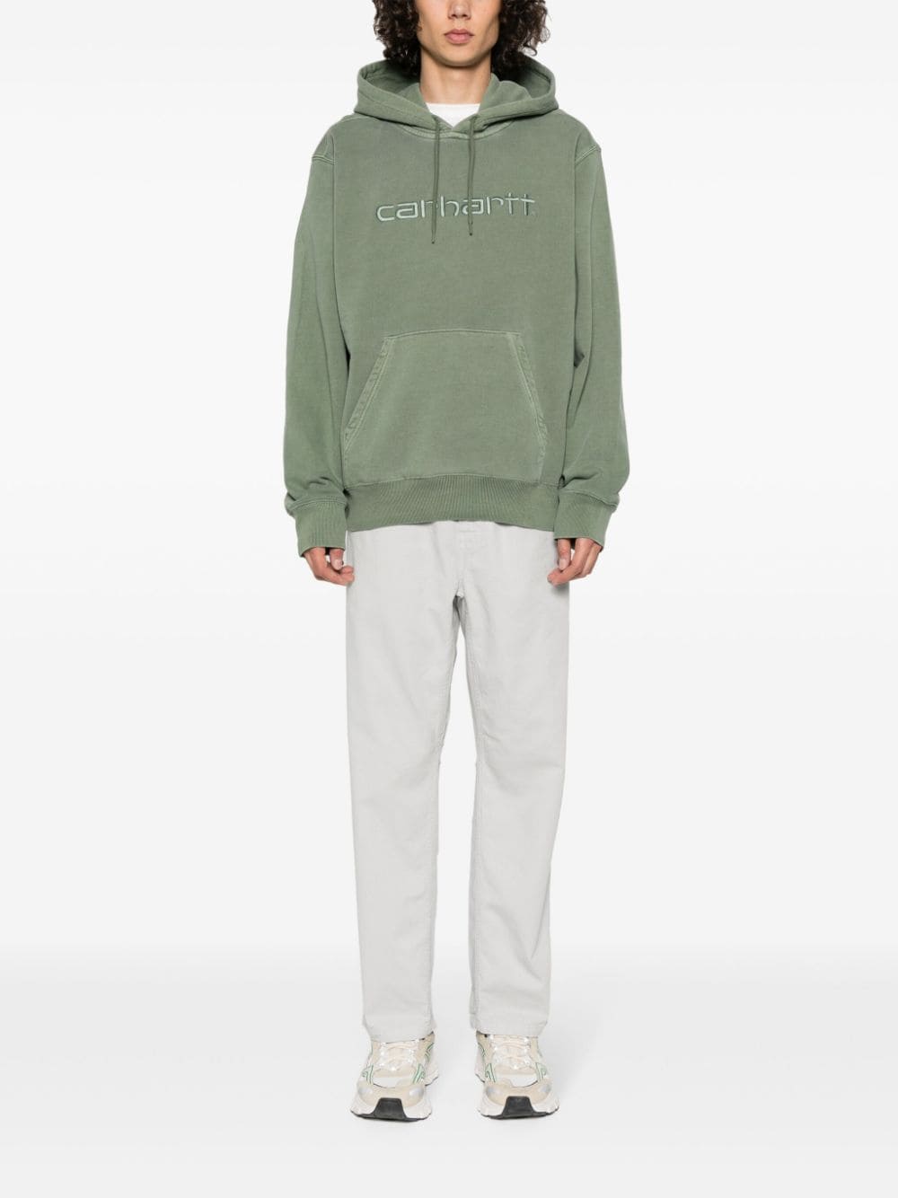 Carhartt WIP Duster cotton hoodie - Groen