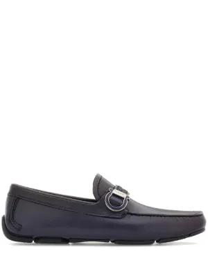 Ferragamo ガンチーニ ローファー | ブルー | FARFETCH JP