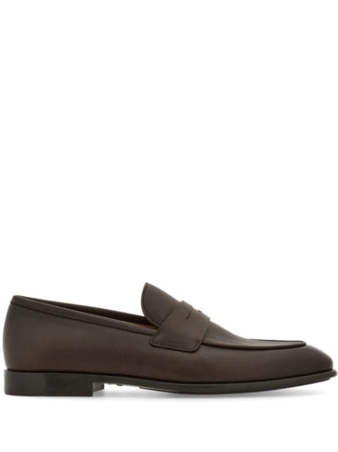 Ferragamo leather penny loafers