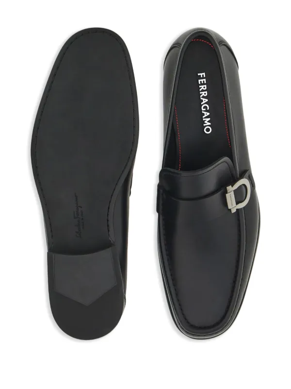 Salvatore Ferragamo ブラックローファー Salvatore Ferragamo loafers leather black 8.5 – Japan second