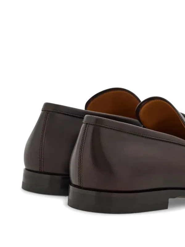 福袋安いいね半額ストア ガンチーニ Ferragamo レザーローファー JP FARFETCH | ブラウン | 靴