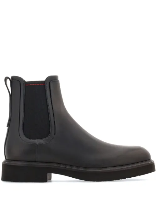Bottines chelsea en cuir - Ferragamo - Modalova