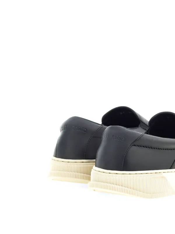 Ferragamo Gancini-plaque Leather Sneakers | Black | FARFETCH