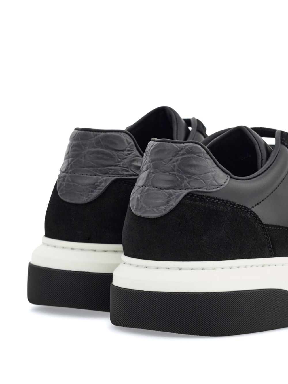 Ferragamo Gancini patch sneakers Black