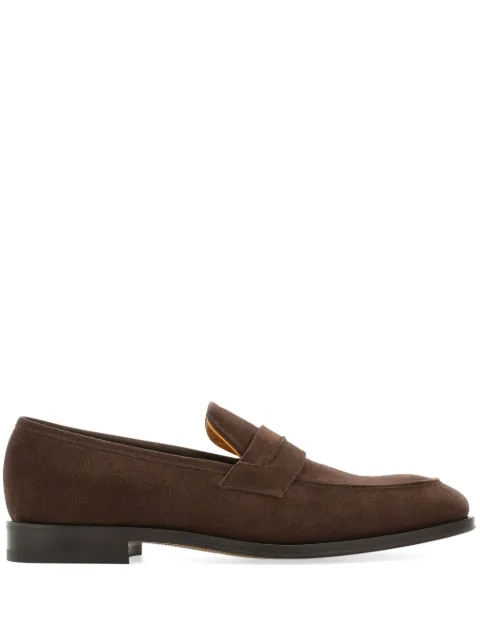 Ferragamo スエード ペニーローファー