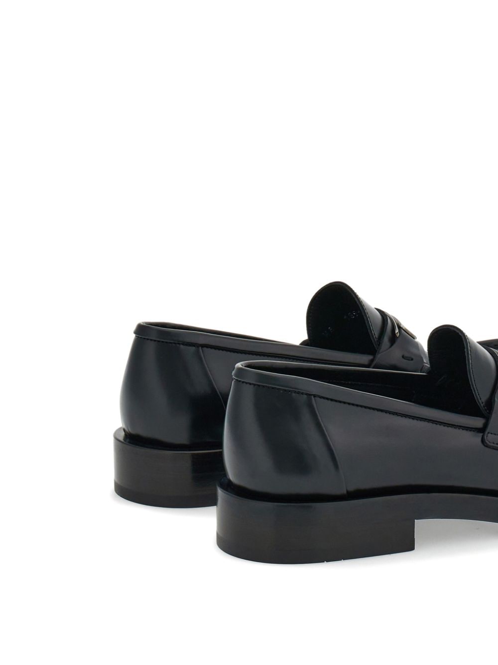 Shop Ferragamo New Vara Buckle Loafers In Black