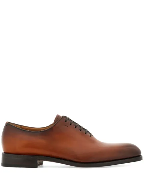 Ferragamo Tramezza leather Oxford shoes