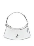 Mugler Zenith leather shoulder bag - Silver