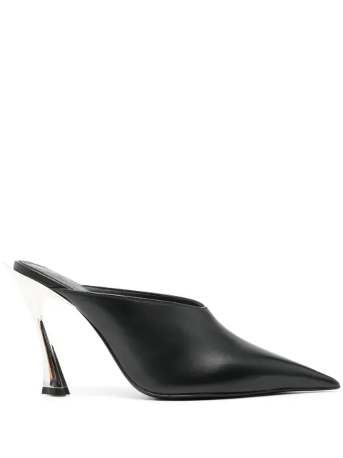 Mugler mules con tacón de 95mm