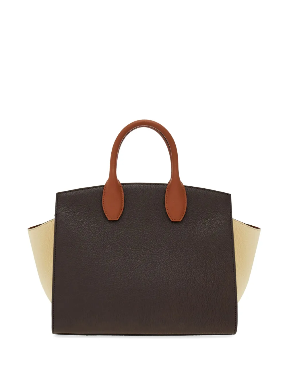 Ferragamo Studio leren shopper Bruin