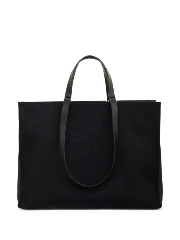 Ferragamo ロゴプリント ハンドバッグ | ブラック | FARFETCH JP