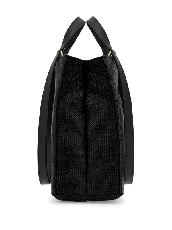 Ferragamo Medium Venna logo-embroidered Tote Bag | Black