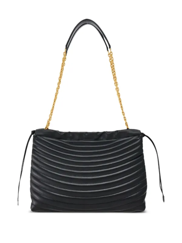 ショルダーバッグ・ポシェット Salvatore Ferragamo Black Leather Medium Smile Shoulder Bag Ferragamo Smile Leather Shoulder Bag in Black | Lyst