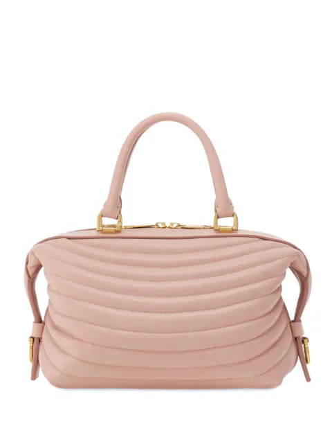 Ferragamo bowling quilted tote bag 