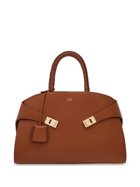 Ferragamo medium The Hug leather tote bag