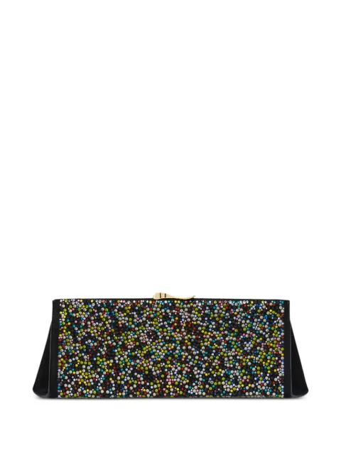 Ferragamo crystal-embellished clutch bag 
