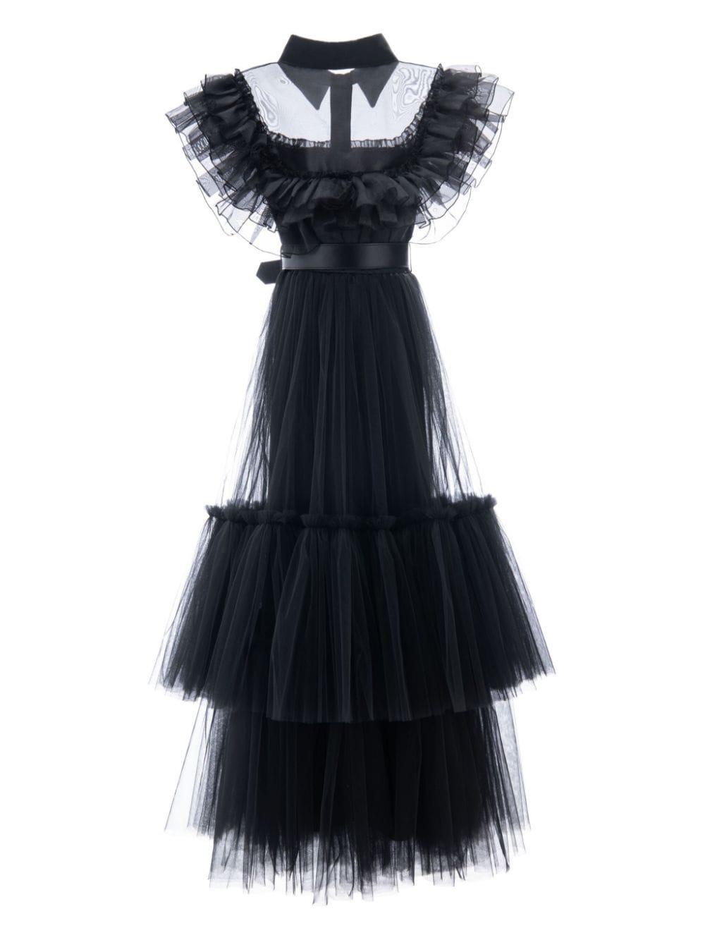 Image 2 of Tulleen Vennecia ruffled tulle dress