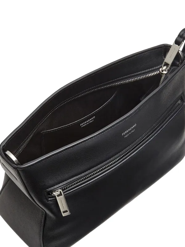 Ferragamo Crossbody Leather Bag Black FARFETCH IE