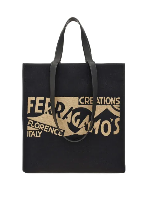 Ferragamo Handtasche mit Jacquard-Logo