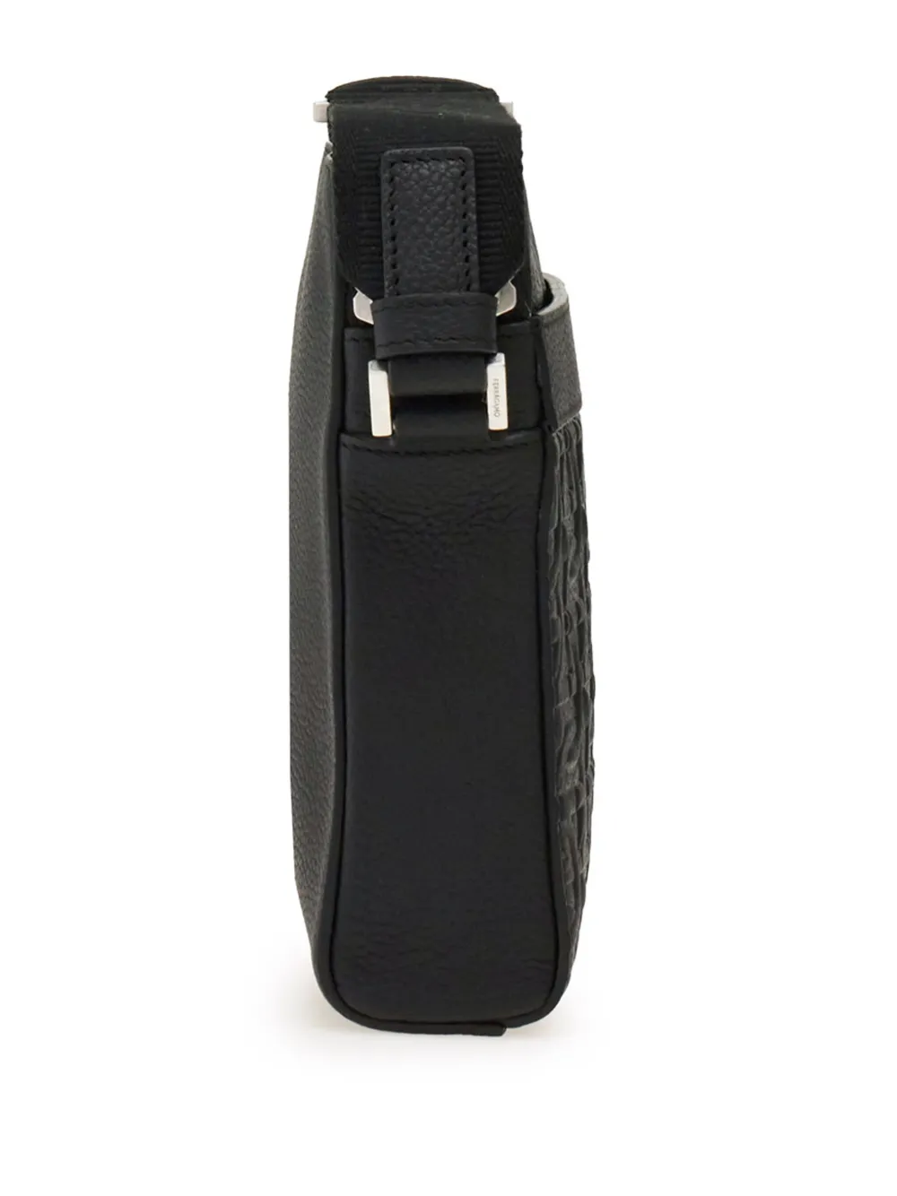 Ferragamo Gancini crossbodytas Zwart
