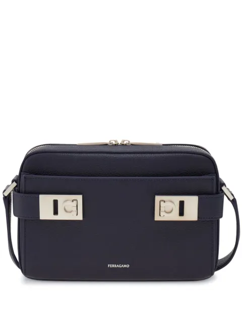 Ferragamo Gancini buckles shoulder bag