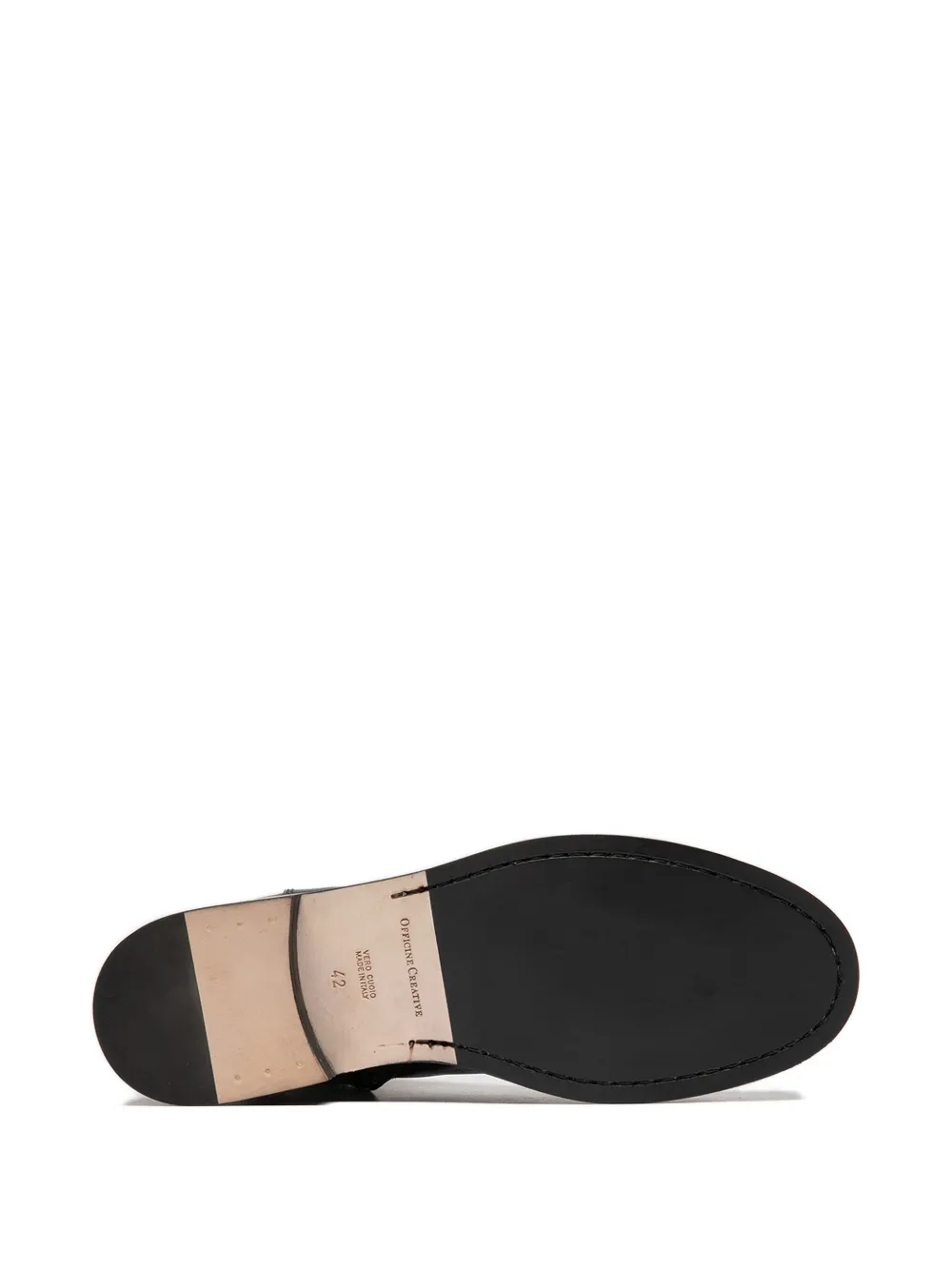 Officine Creative Leren derby schoenen Zwart