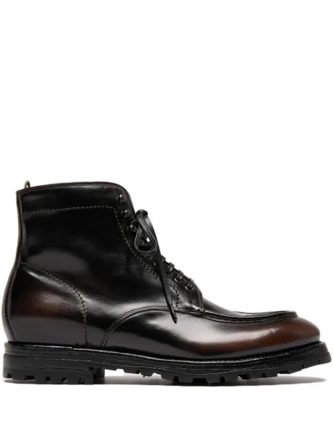Officine Creative bottines vernies à lacets