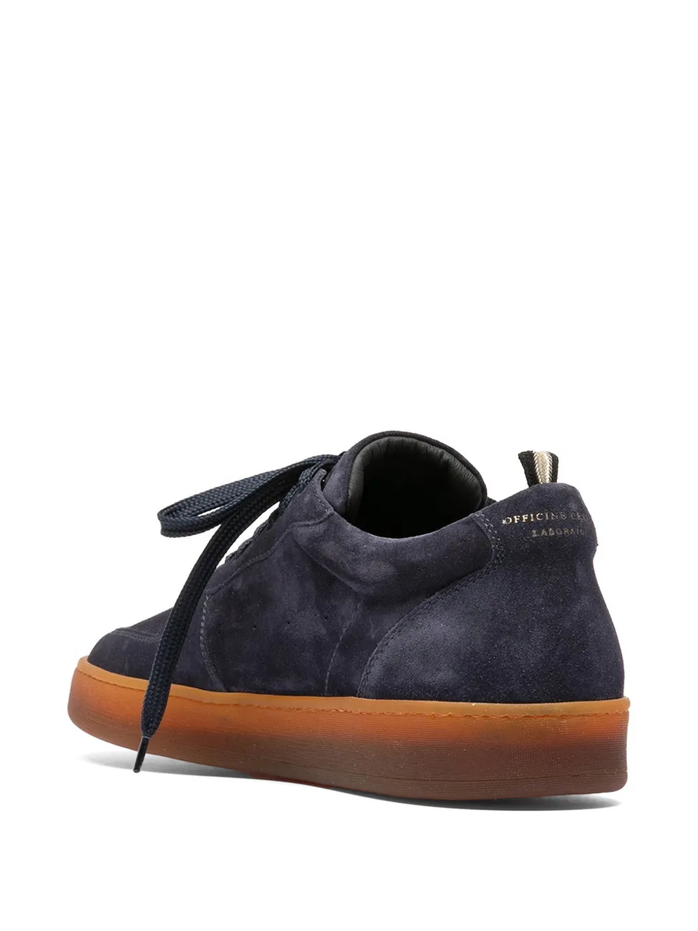 Officine Creative Asset 001 suède sneakers Blauw