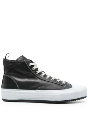 Rick Owens DRKSHDW Tênis Cano Alto x Converse DRKSHDW TURBOWPN