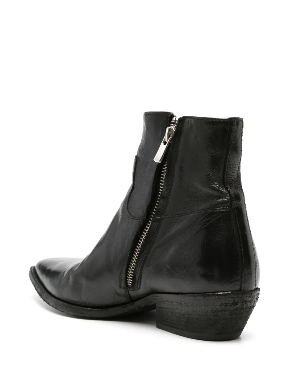 Officine Creative Noelie DD 102 enkellaarzen Zwart