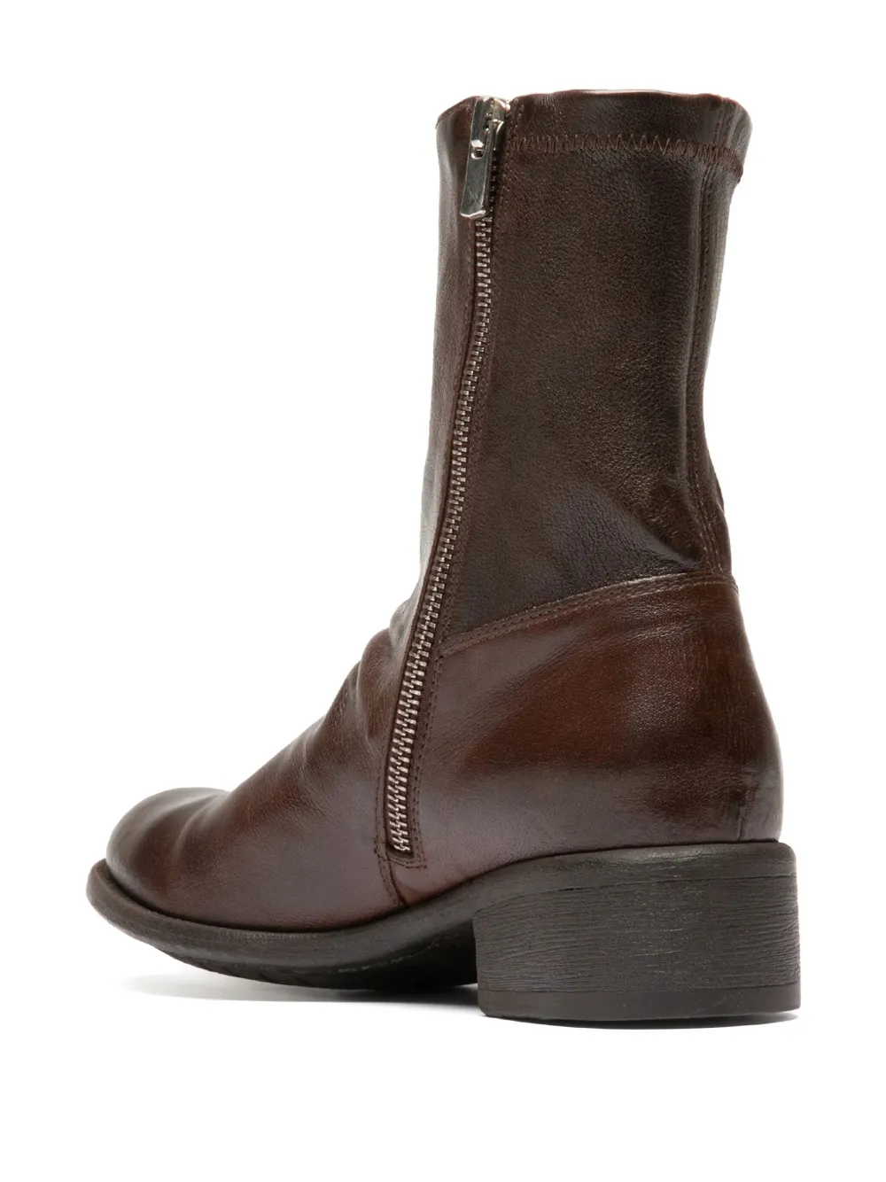 Officine Creative leather boots Brown