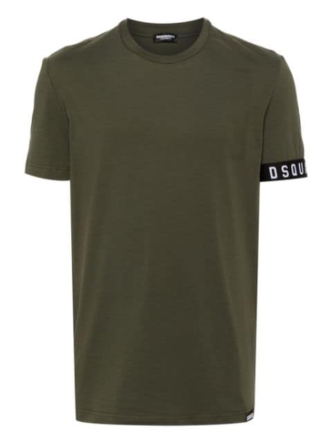 DSQUARED2 logo-trim T-shirt